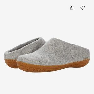 Glerups Slip On With Natural Rubber Sole Women’s 6.5-7 Gray